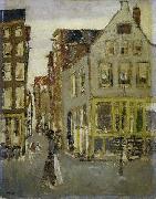 George Hendrik Breitner, The Lauriergracht at the Tweede Laurierdwarsstraat